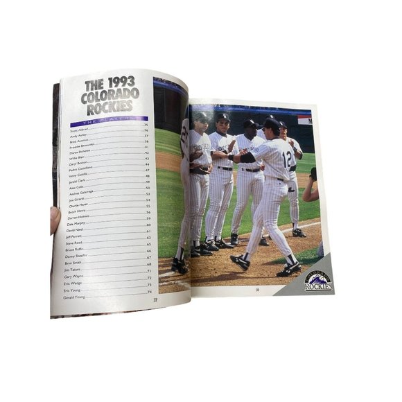 AS IS 1993 Colorado Rockies yearbook - Picture 2 of 6